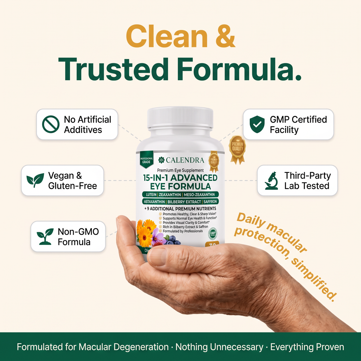 Calendra 15-in-1 Advanced Eye Formula